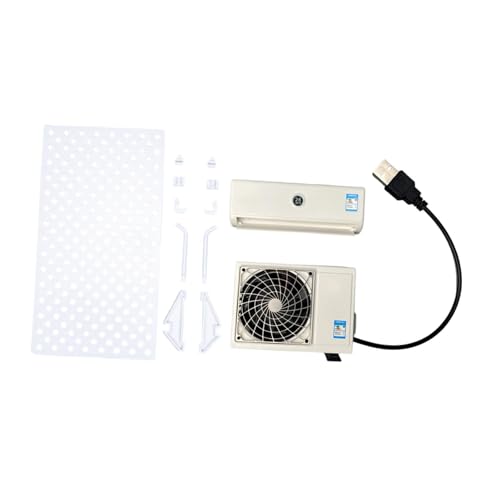 Oshhni Puppenhaus-Dekorationssammlungen, USB-Mini-Klimaanlage, Modell 1: 14, realistische Wohnzimmerdekoration, winzig, für Kindersammler, mit Halterung Oshhni Puppenhaus-Dekorationssammlungen, USB-Mini-Klimaanlage, Modell 1: 14, realistische Wohnzimmerdekoration, winzig, für Kindersammler, mit Halterung von Oshhni