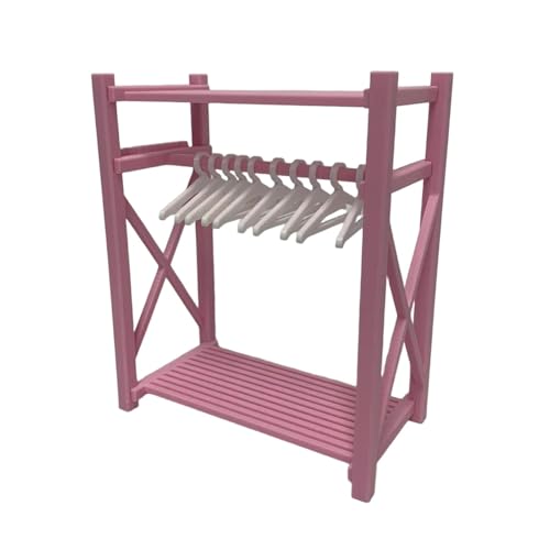 Oshhni Puppenhaus Kleiderschrank Miniatur Kleiderschrank Geburtstag Geschenk Decoracion Puppenhaus Möbel, Rosa Oshhni Puppenhaus Kleiderschrank Miniatur Kleiderschrank Geburtstag Geschenk Decoracion Puppenhaus Möbel, Rosa von Oshhni