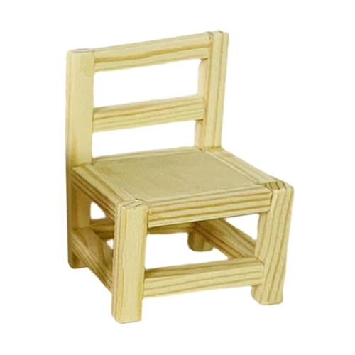 Oshhni Puppenhausmöbel-Zubehör-Kollektion, Holzmöbel für 1:12 Puppenhaus-, 4x6cm Stuhl Oshhni Puppenhausmöbel-Zubehör-Kollektion, Holzmöbel für 1:12 Puppenhaus-, 4x6cm Stuhl von Oshhni