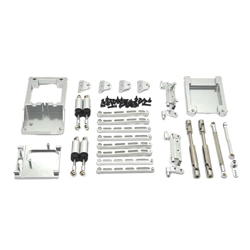 Oshhni RC Auto Upgrade Ersatz Kits RC Zubehör Aluminium RC Upgrade für MN168 MN78 1/12, Silber von Oshhni