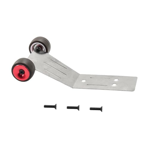 Oshhni RC Wheelie Bar Heads Up Wheel Professional professionell zu installieren Teil -Upgrades Teil für 1/10 DIY ACCS Modell RC Car Trucks, Rot von Oshhni