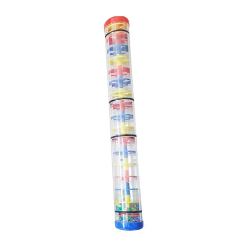 Oshhni Rainmaker Perlen-Regenstreuer, Spielzeug, Regengeräusch, Regenstabstreuer für Kinder, Babys, Jungen und Mädchen, 40cm von Oshhni