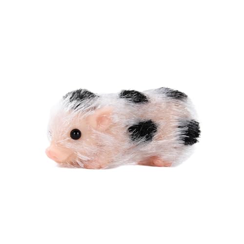 Oshhni Reborn Piggy Doll Mini-Ferkel, realistisches, lustiges Miniatur-Tierspielzeug, süßes Tierpuppenspielzeug für Foto-Requisiten-Ornament, Stelle von Oshhni