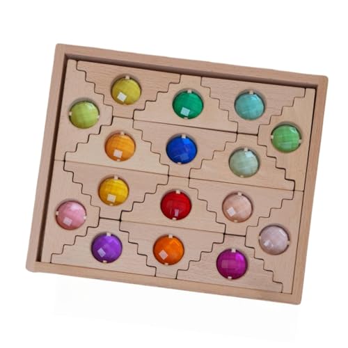 Oshhni Regenbogen-Bausteine-Set, Regenbogen-Acrylwürfel, Holz, Geburtstagsgeschenke, Bausteine, Würfel, Stapelspielzeug für Jungen und Mädchen Oshhni Regenbogen-Bausteine-Set, Regenbogen-Acrylwürfel, Holz, Geburtstagsgeschenke, Bausteine, Würfel, Stapelspielzeug für Jungen und Mädchen von Oshhni