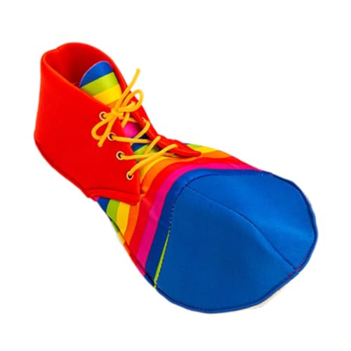 Oshhni Round Head Clown Schuhe Cosplay Requisiten liefert Dekoration lustige Dress -up -Requisiten Cosplay -Schuhe für Kinder Männer Frauen Erwachsene, Streifenmuster, Groß Oshhni Round Head Clown Schuhe Cosplay Requisiten liefert Dekoration lustige Dress -up -Requisiten Cosplay -Schuhe für Kinder Männer Frauen Erwachsene, Streifenmuster, Groß von Oshhni