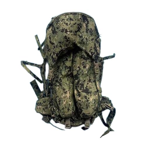 Oshhni Rucksack für Actionfiguren im Maßstab 1/6, DIY-Dekor, Klassische Kostümteile, Puppenrucksack-Ausrüstung für den Körper von 12-Zoll-Actionfiguren, groß von Oshhni