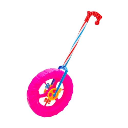 Oshhni Schieben Sie das Wheel Toy Early Learning Toy tragbares klassisches Frühentwicklung Push and ziehen Spielzeug für Jungen Mädchen Geburtstag Geschenk von Oshhni