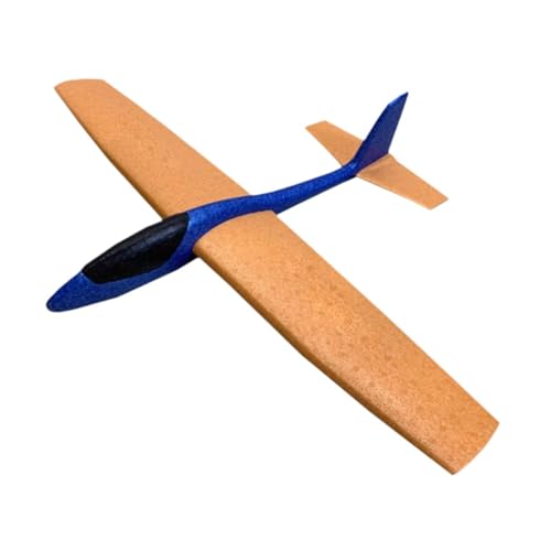 Oshhni Segelflugzeug-Flugzeug-Spielzeug, Outdoor-Wurfflugzeug, Outdoor-Sport-Spielzeug, Partybevorzugung, fliegendes Flugzeugmodell, Blau Orange von Oshhni