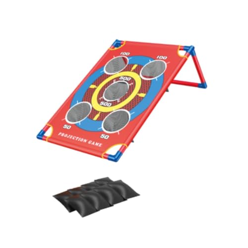 Oshhni Sitzsack Wurfspiel Set, Cornhole Brett für Karneval, Drinnen Und Draußen, Kleinkinder von Oshhni