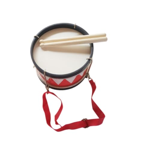 Oshhni Snare-Drum-Set für Kinder, Musikkunst, 2 Trommelstöcke, Musikunterrichts-Requisiten, Schlaginstrumente, Trommelspielzeug für Kinder zu Hause in der, Rot von Oshhni