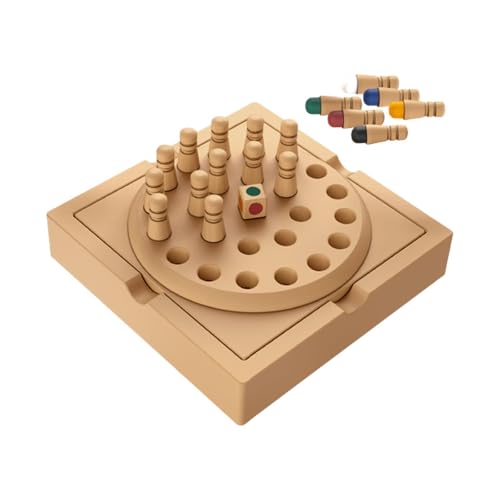 Oshhni Solitaire-Spiel Peg Solitaire Puzzle-Spielzeug, pädagogisches Tischspiel, Memory-Schach, klassisch für Familien, Erwachsene, Kleinkinder, Teenager von Oshhni