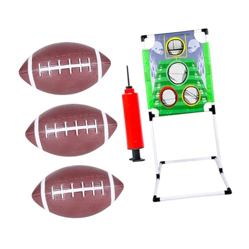 Oshhni TOP TOIP TIME Game mit Rahmen tragbarem Fußball -Wurfspiel aufblasbares Wurfspiel für Yard Park Garden Indoor Outdoor Sports von Oshhni