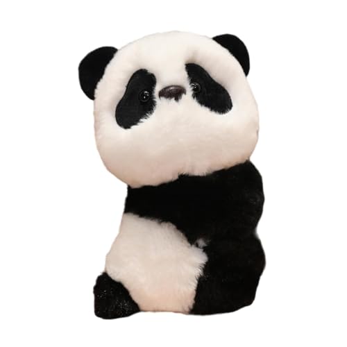 Oshhni Tierarmband Plüschtier Interaktives Spielzeug Figuren Stofftier Kuscheltier Stofftier, Weißer Schwarzer Panda von Oshhni