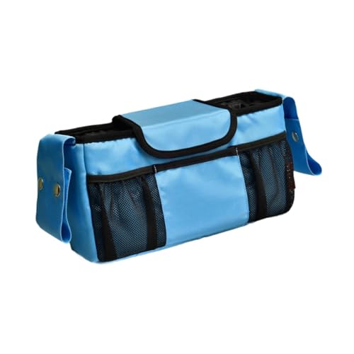 Oshhni Universeller Kinderwagen-Organizer, multifunktional, praktisch, Kinderwagen-Zubehör, Handytasche, Blau von Oshhni