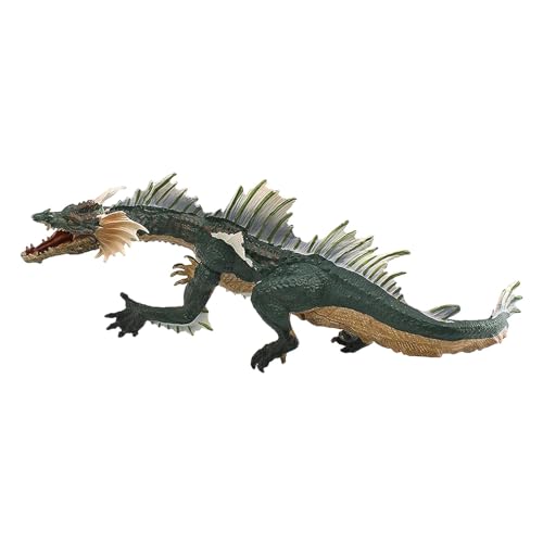 Oshhni Velociraptor Dinosaurier Figur Spielzeug Tiermodell Sammlerstück Figur Simuliertes Dinosaurier Spielzeug für Kuchendekoration Rollenspiele Reisen, GrÜn von Oshhni