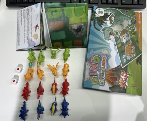 Geschenk Junge 4-5-6-7 Jahre: Dinosaurier Brettspiele Spielzeug Spiele ab 3 4 5 6 7 Jahren Junge Kindergeburtstag Reisespiele für Kinderspielzeug 3-8 Jahr Kinder Junge Familienspiele Brettspiel ab 3 von Osikay