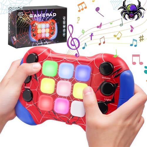 Spielzeug ab 5 6 7 8 Jahre Jungen: Geschenk Junge 5-6-7-8-9 Jahre Mädchen Fidget Toys Pop it Elektronisches Spiele ab 4-10 Jahre Sensorik Autismus Spielzeug für Kinder Antistress Handheld Spielkonsole von Osikay