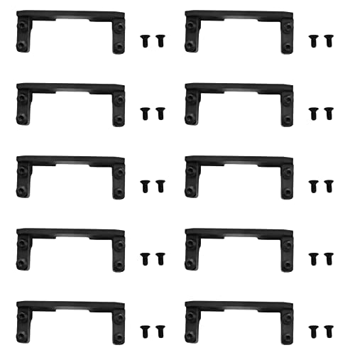 Osmond 10 x Servohalterung aus Aluminium + Halterung für AXIAL SCX10 bis 1:10 Achse für ferngesteuerte Autoachse von Osmond