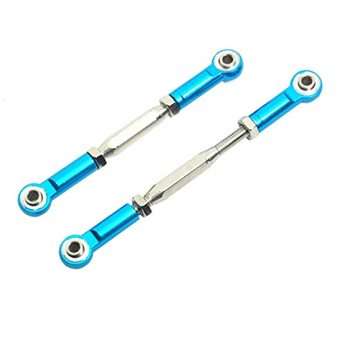 Osmond 2 Stück Zugstange, Servo-Link, verstellbar, aus Metall, für Slash 5807 HQ727, 1/10 Stück, RC-Auto, 2 Stück von Osmond