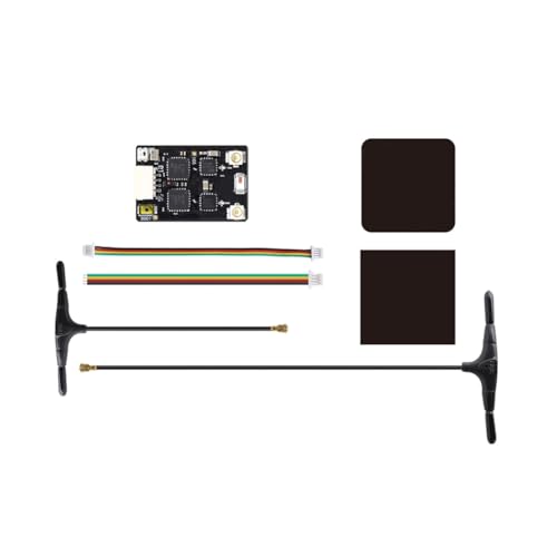 Osmond ELRS Gemini RX Doppelter Empfänger 2,4 GHz 150mm & 90mm Antennen für Verbesserte RC FPV Drohnenrennleistung Osmond ELRS Gemini RX Doppelter Empfänger 2,4 GHz 150mm & 90mm Antennen für Verbesserte RC FPV Drohnenrennleistung von Osmond