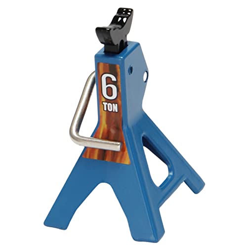 Osmond Metal Jack Stands 6 Tonnen Höhe verstellbar für 1/10 Fahrzeug, Modell mit Fernbedienung Trx4 SCX10 Simulationsklettern für Fahrzeuge, Blau von Osmond