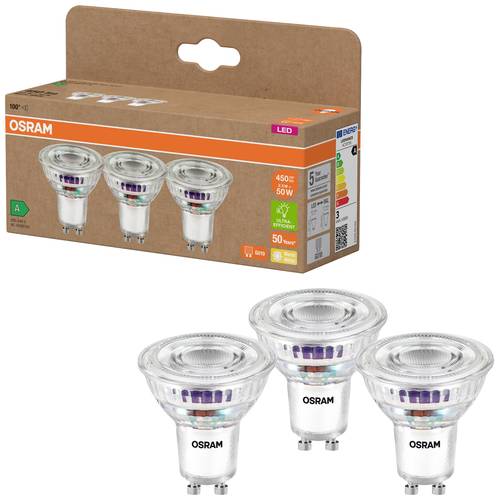 OSRAM 4099854277900 LED-Reflektorlampe EEK A (A - G) GU10 Reflektor 2.5W = 50W Warmweiß (Ø x H) 50 von Osram