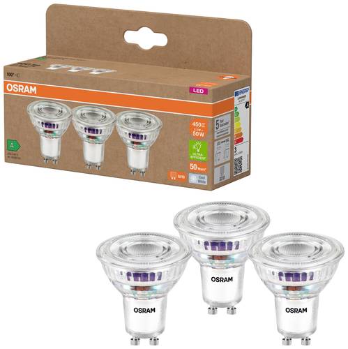 OSRAM 4099854277924 LED-Reflektorlampe EEK A (A - G) GU10 Reflektor 2.5W = 50W Neutralweiß (Ø x H) von Osram