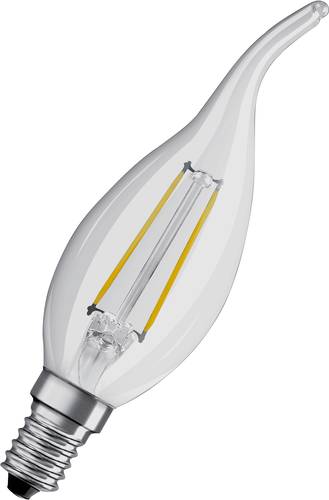 OSRAM 4058075434226 LED EEK E (A - G) E14 Kerzenform Windstoß 4W = 40W Warmweiß (Ø x L) 35mm x 12 von Osram