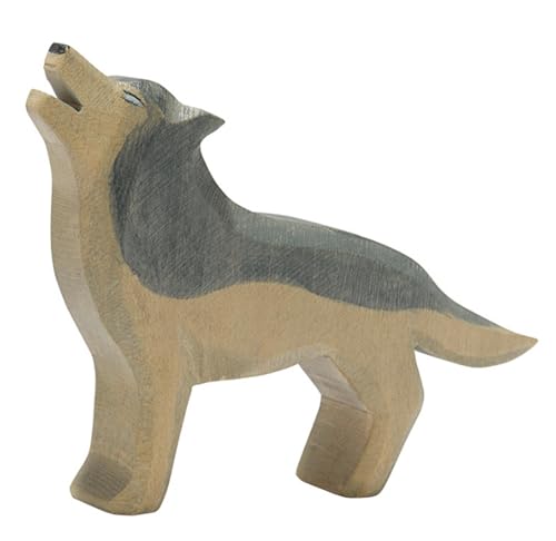 Ostheimer 15211 Wolf heulend aus Holz Höhe 8,2cm von Ostheimer