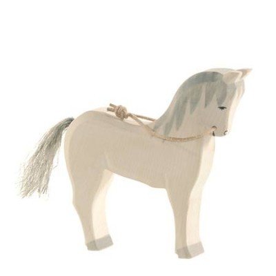 Ostheimer weißes Pferd Tierfigur Miniaturfigur 13,7 cm von Ostheimer