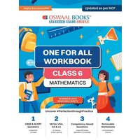 Oswaal NCERT & CBSE One For All Workbook | Mathematics | Class 6 | Updated As Per NCF | MCQ's | VSA | SA | LA | For Latest Exam von Oswaal Books And Learning Pvt Ltd