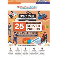 Oswaal SSC CGL (Combined Graduate Level) Tier-I 25 Previous Years Solved Papers | Year-wise 2016-2023 | For 2024 Exam von Oswaal Books And Learning Pvt Ltd