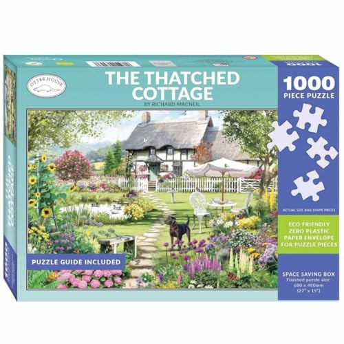 Otter House Gift Puzzle mit 1000 Teilen - Das Strohhütte von Otter House Gift