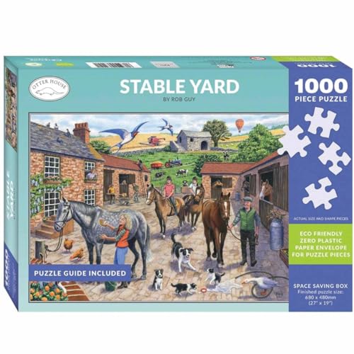 1000 Piece Jigsaw Puzzle - Stable Yard von Otter House