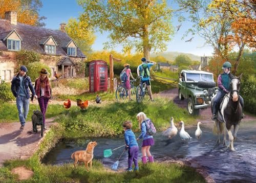 Country Afternoon Puzzle mit 1000 Teilen von Otter House