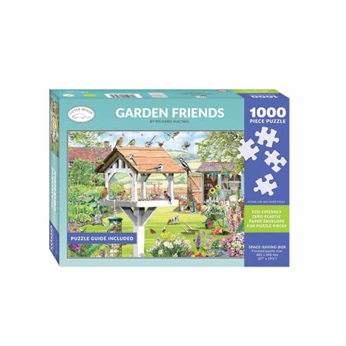 JIGSAW 1000 PIECE RECTANGULAR - GARDEN FRIENDS (L) von Otter House