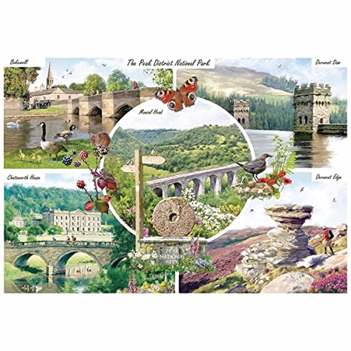 JIGSAW 1000 PIECE RECTANGULAR - PEAK DISTRICT NATIONAL PARK (L) von Otter House