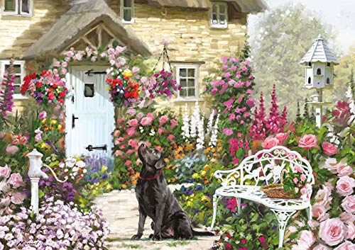 JIGSAW 500 PIECE XL COTTAGE GARDEN L von Otter House