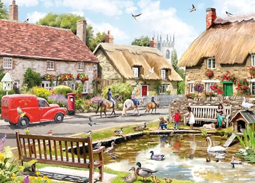 Nostalgic Village - Puzzle mit 1000 Teilen von Otter House