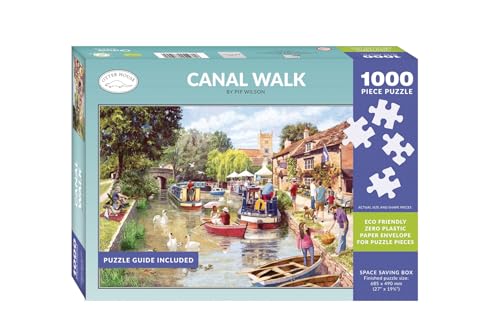 Otter House 1000-teiliges Puzzle-Geschenk - Kanalspaziergang von Otter House