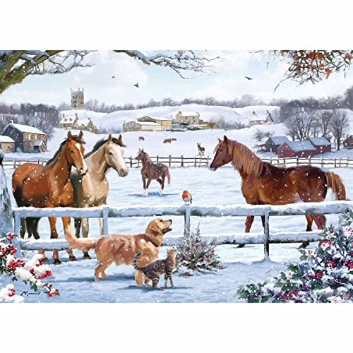 Christmas On The Farm 1000 Piece Jigsaw von Otter House