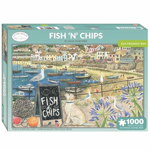 Otter House - 1000 Piece Jigsaw Puzzle - Fish 'N' Chips von Otter House