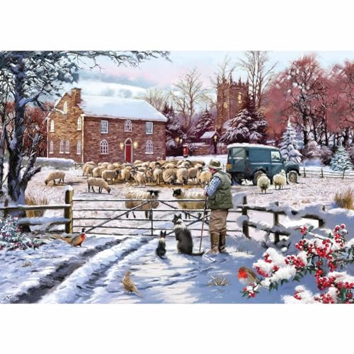 Otter House Geschenk 1000 Teile Puzzle - Home Farm Otter House Geschenk 1000 Teile Puzzle - Home Farm von Otter House