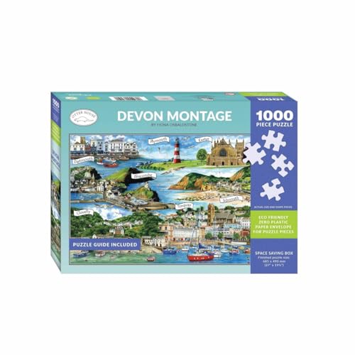 Otter House 1000 Piece Jigsaw Puzzle - Devon Montage von Otter House