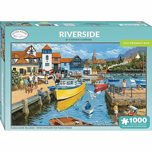 Otter House Riverside Jigsaw Puzzle (1000 Pieces) von Otter House