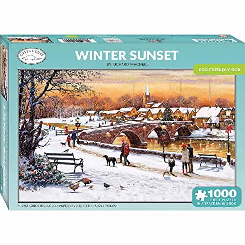 Winter Sunset 1000 Piece Jigsaw von Otter House