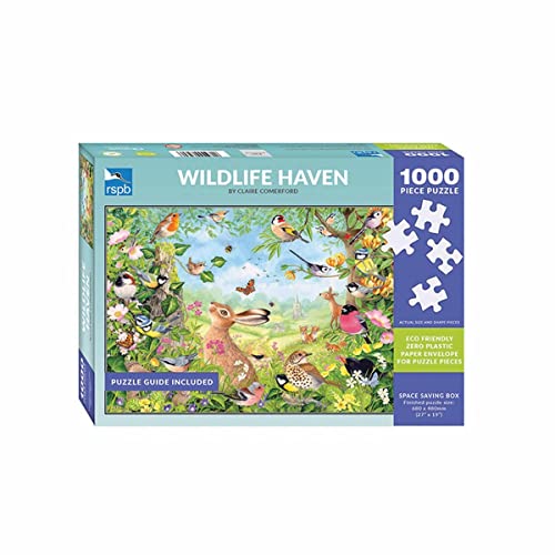 Puzzle 1000 Teile - RSPB - Wildlife Haven von Otter House