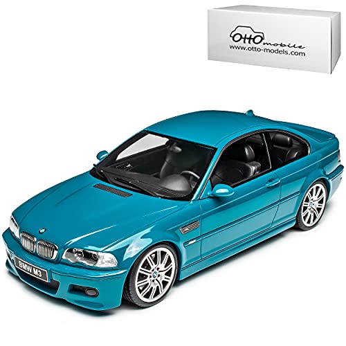 B-M-W 3er M3 E46 Coupe Laguna SECA Blau Version 2 1998-2007 Nr 880 1/18 Otto Modell Auto von Otto Mobile