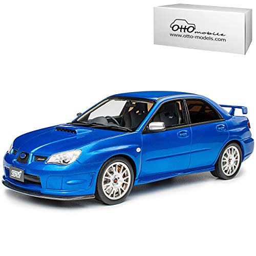 Otto Mobile Subaru Impreza WRX STI S204 GD F-G Blau Metallic 2005-2007 Nr 322 1/18 Modell Auto mit individiuellem Wunschkennzeichen von Otto Mobile