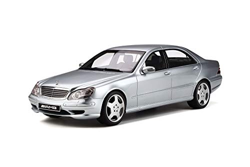 Ottomobile Mercedes-Benz S55 AMG (W220) Baujahr 2000 Brilliant Silber 1:18 von Otto Mobile